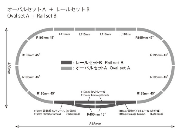 レールセットＢ のご紹介 | 新着情報 | ロクハン